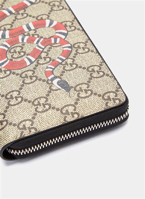 gucci snake print scarf|gucci snake wallet price.